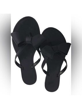 Chic Black Bow Sandals for Women